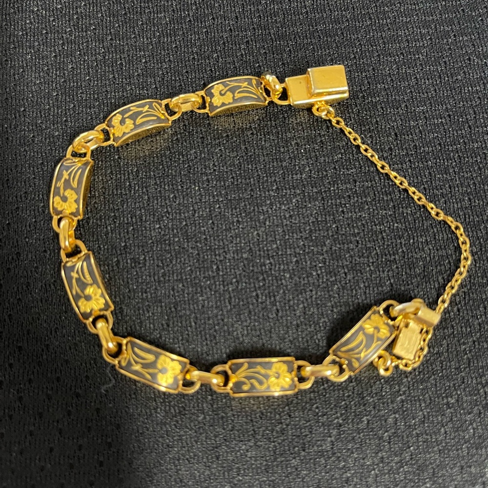 Vintage Damascene Bracelet